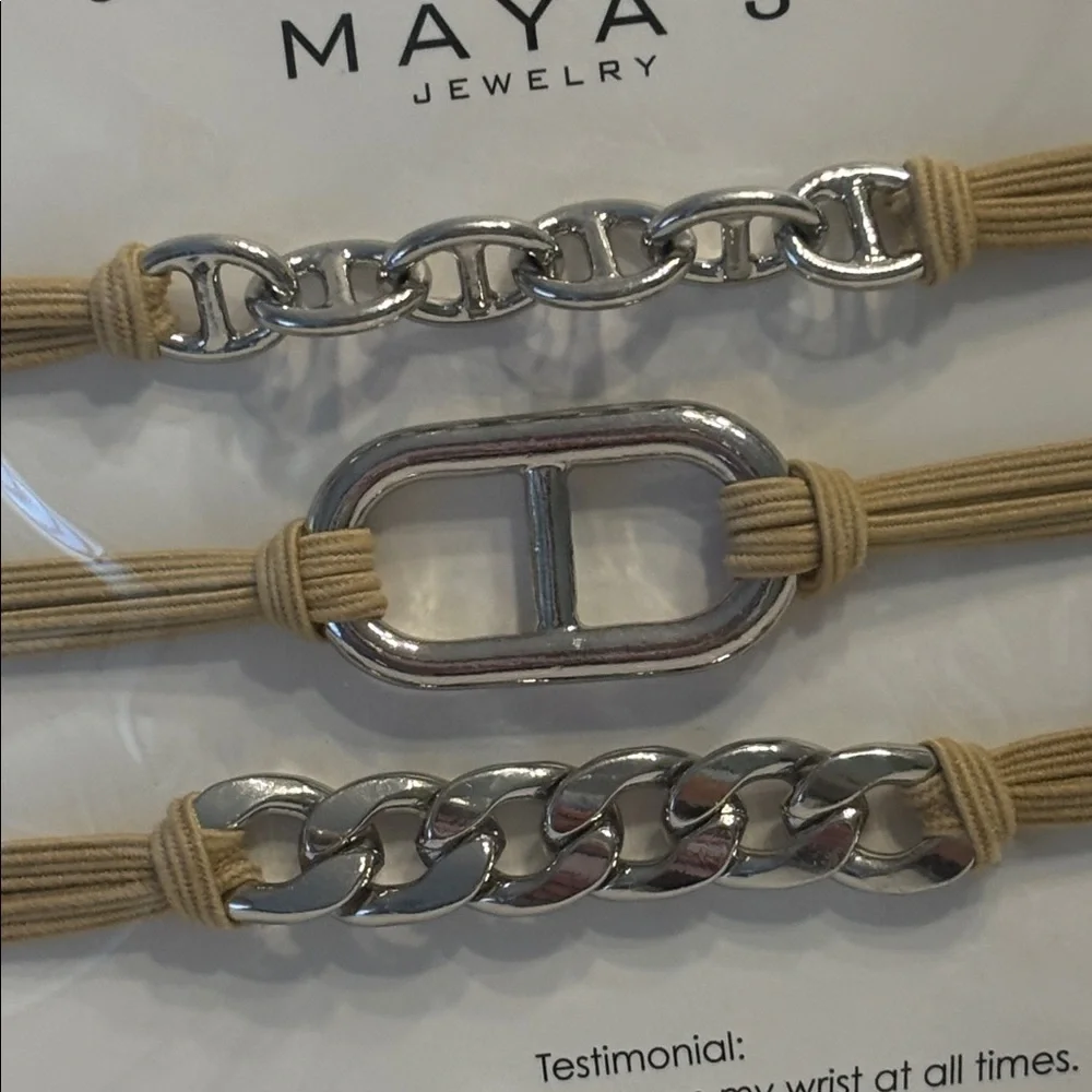 Maya J Bracelet Hair Ties Set of 3